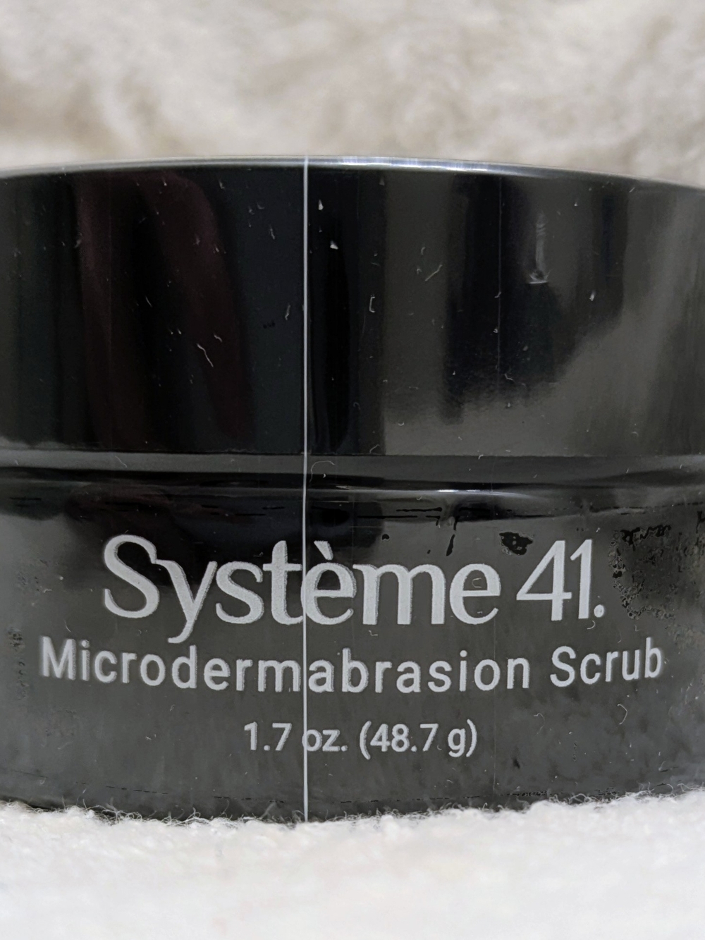 Microdermabrasion Scrub — Black ** NEW SEALED JAR**